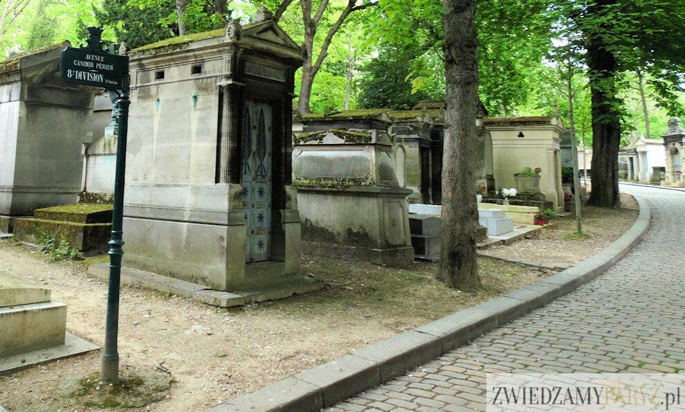 Cmentarz Pere Lachaise w Paryżu