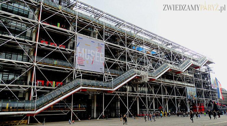 Centrum Pompidou – muzeum przewrócone na lewą stronę