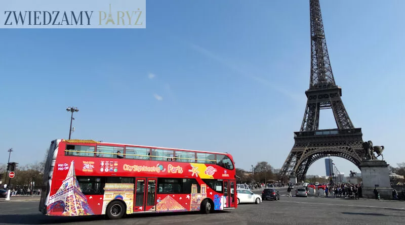 Autobus po Paryżu - zwiedzanie