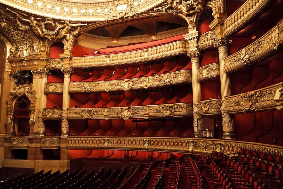 Widownia Opera Garnier